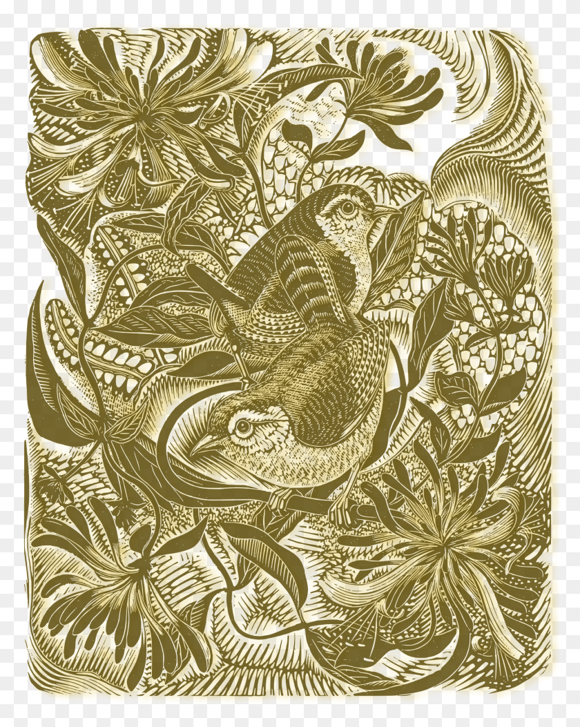 1684x2144 Этот Бесплатный Дизайн Иконок Птиц В Лесу Английская Гравюра На Дереве 1900, Узор, Птица, Животное Hd Png Скачать