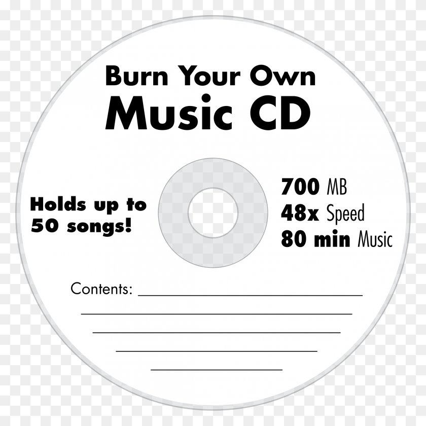 2239x2239 This Free Icons Design Of Blank Music Cd Cd, Disk, Dvd Hd Png Descargar