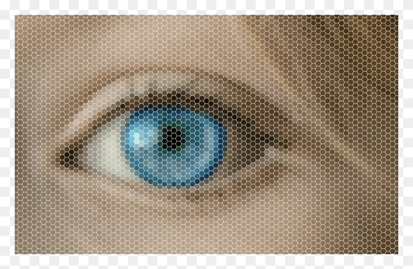 2400x1500 This Free Icons Design Of Blue Eye Hexagonal Mosaic People With Green Eyes, Rug, Hole, Photography HD PNG Download