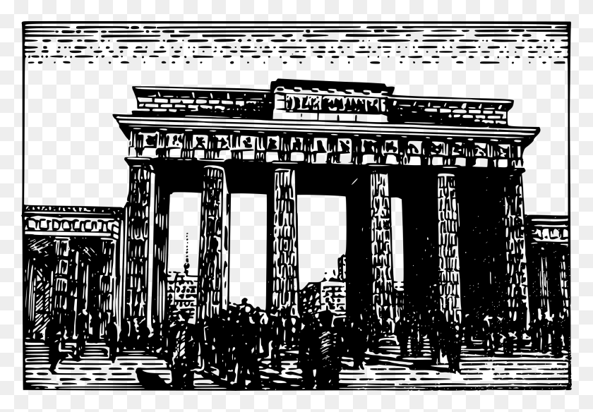 2400x1615 This Free Icons Design Of Brandenburg Gate, Gray, World Of Warcraft HD PNG Download