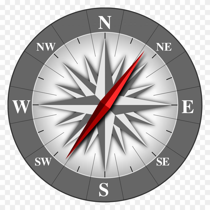2400x2400 This Free Icons Design Of Bussola Compass Pointing North East, Clock Tower, Tower, Architecture HD PNG Download