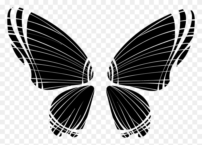 2296x1608 This Free Icons Design Of Butterfly Silhouette Butterfly Wings Silhouette, Gray, World Of Warcraft HD PNG Download