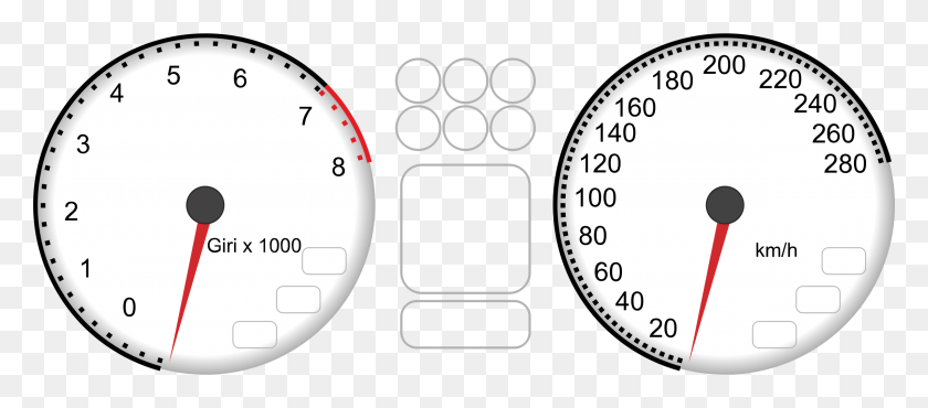 2400x954 This Free Icons Design Of Car Dashboard Instruments Car Dashboard Clipart, Gauge, Mouse, Hardware HD PNG Download