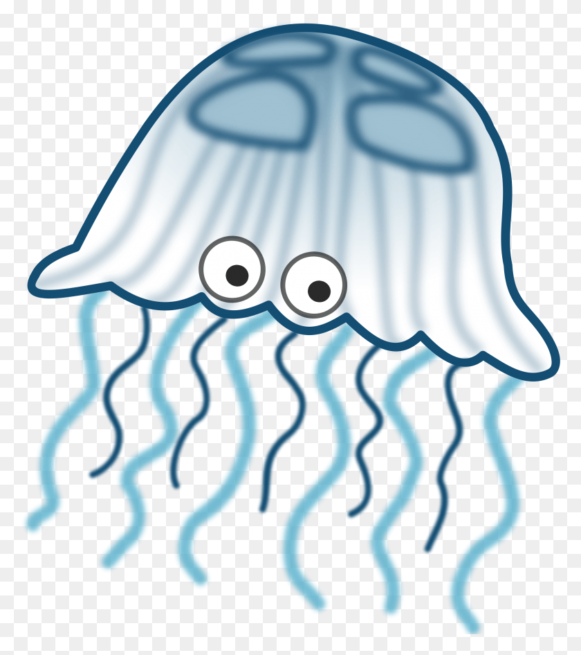 2062x2344 This Free Icons Design Of Cartoon Jellyfish Jellyfish Clipart, Invertebrate, Sea Life, Animal HD PNG Download