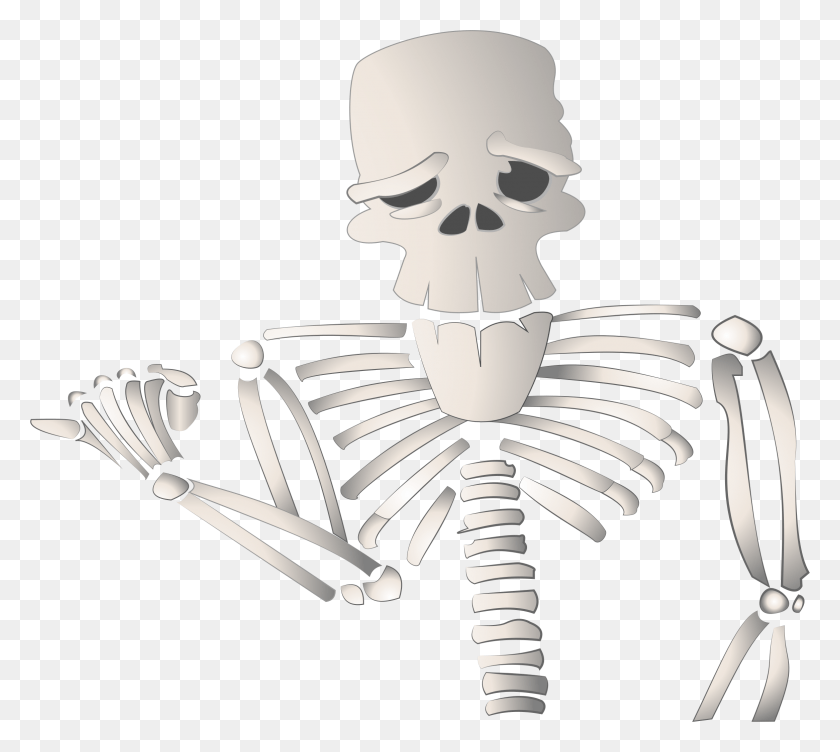 2332x2070 This Free Icons Design Of Cartoon Skeleton, Person, Human, Jaw HD PNG Download
