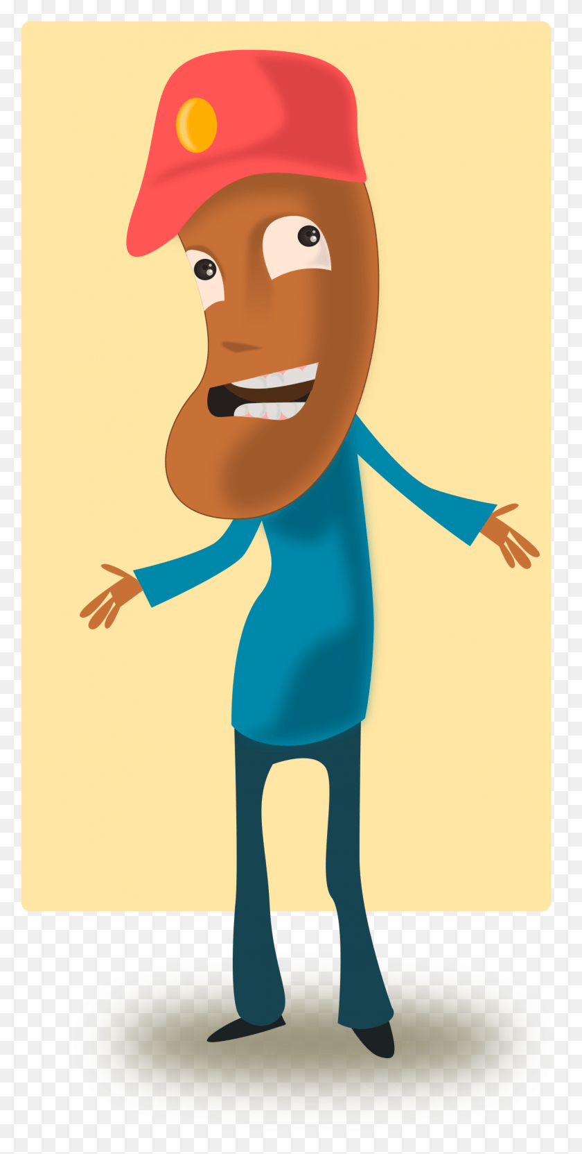 1168x2401 This Free Icons Design Of Cartoon Toffee Guy Toffee Man, Sleeve, Clothing, Apparel HD PNG Download