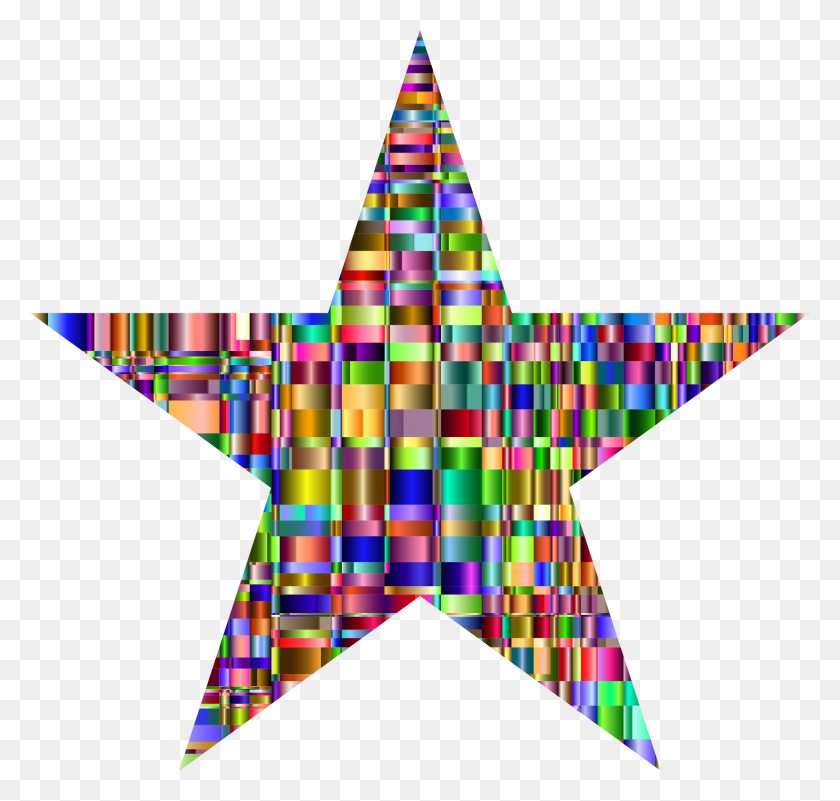 2348x2232 Этот Бесплатный Дизайн Иконок Клетчатой ​​Хроматической Звезды Двухцветная Татуировка Со Звездой, Символ, Символ Звезды, Флаг Png Скачать