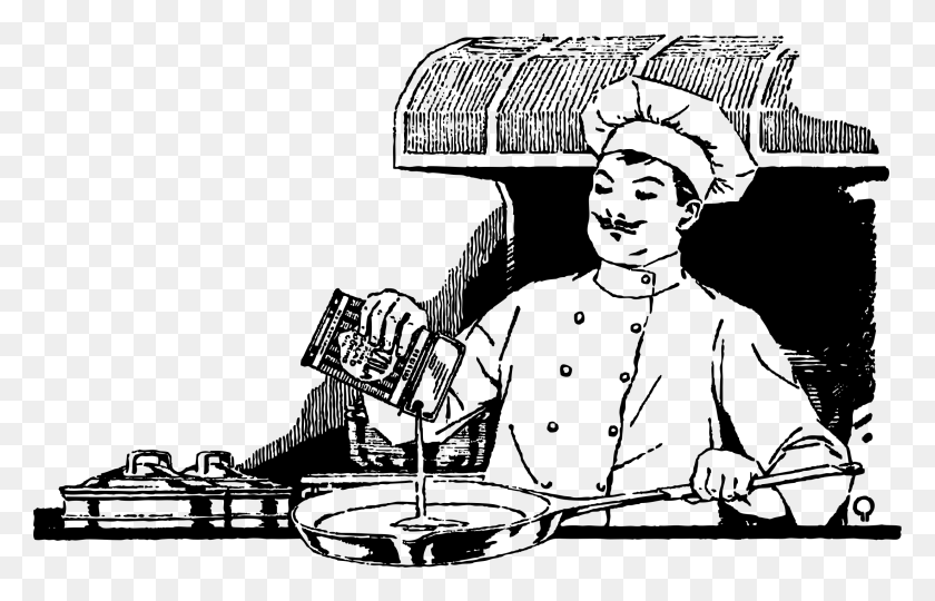 2202x1357 This Free Icons Design Of Chef Cooking Chef Cooking Clipart Blanco Y Negro, Gris, World Of Warcraft Hd Png Descargar