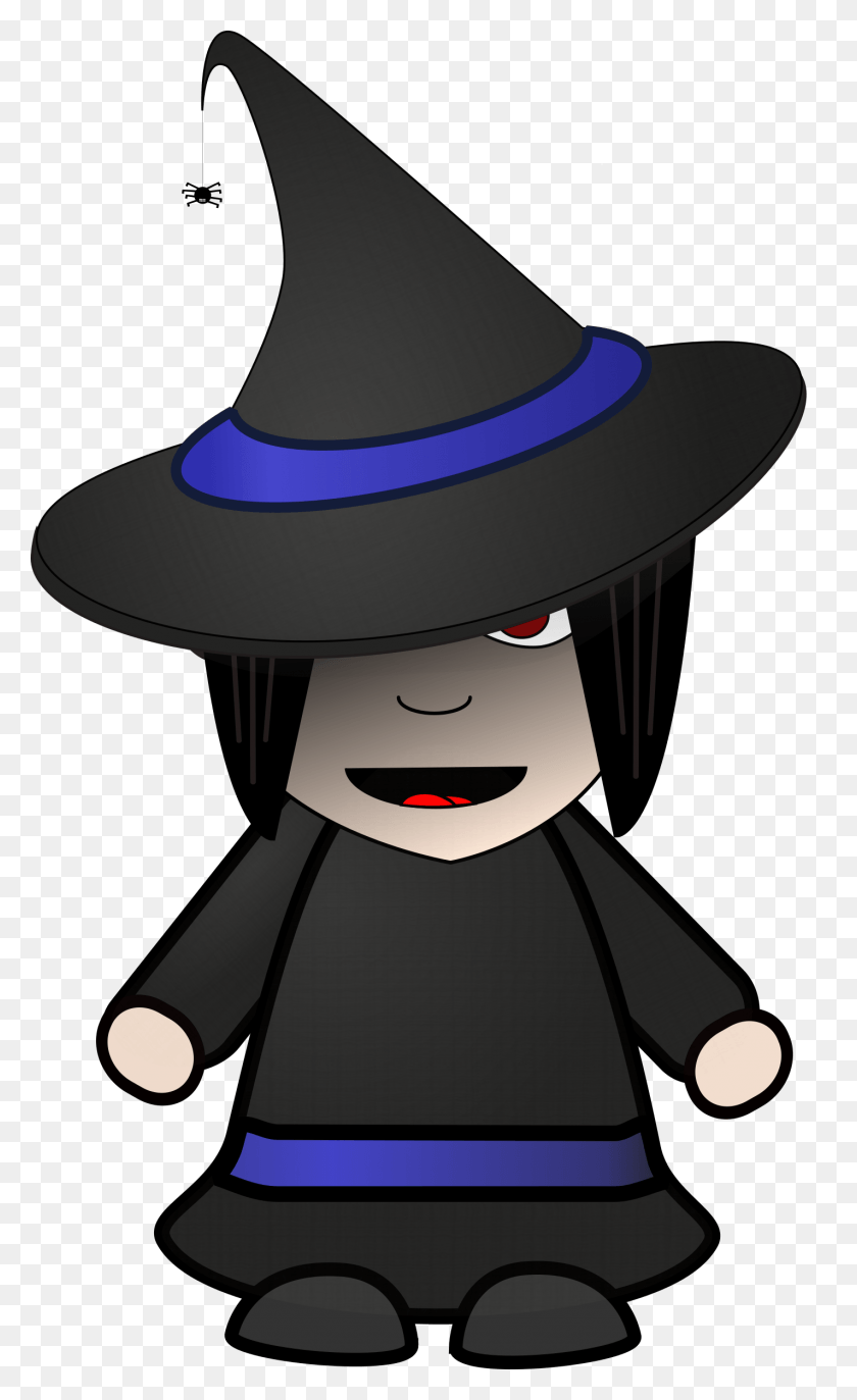 1425x2400 This Free Icons Design Of Chibi Witch, Clothing, Apparel, Hat HD PNG Download