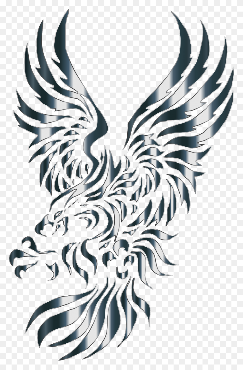 1498x2342 Этот Бесплатный Дизайн Иконок Цветного Племенного Орла, Животное, Птица, Домашняя Птица Png Скачать