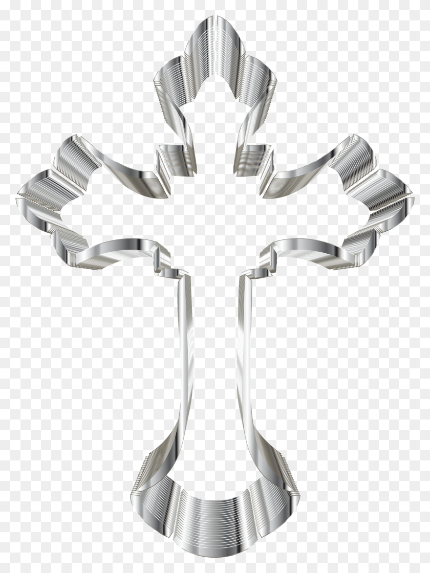1674x2276 Этот Бесплатный Дизайн Иконок Хромированного Декоративного Креста Нет, Скелет, Эмблема, Символ Png Скачать