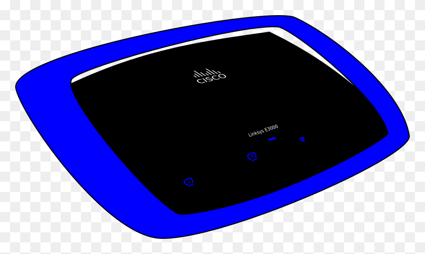 2400x1366 This Free Icons Design Of Cisco Linksys E3000 Wireless Kitchen Appliance, Hardware, Electronics, Modem HD PNG Download