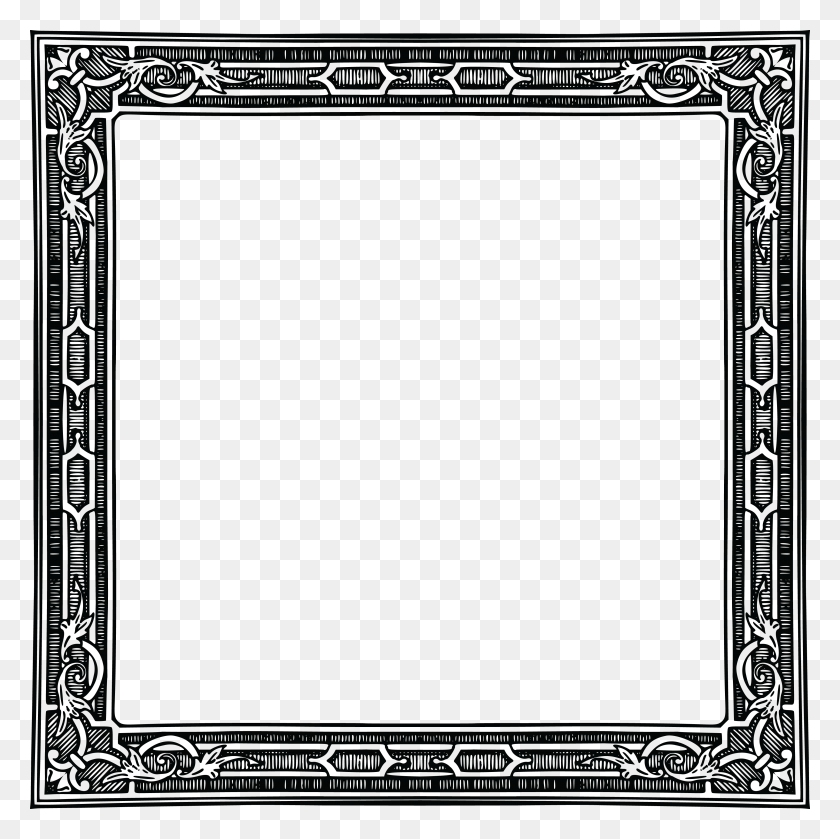 4000x4000 This Free Icons Design Of Classic Thick Border, Text, White, Texture HD PNG Download