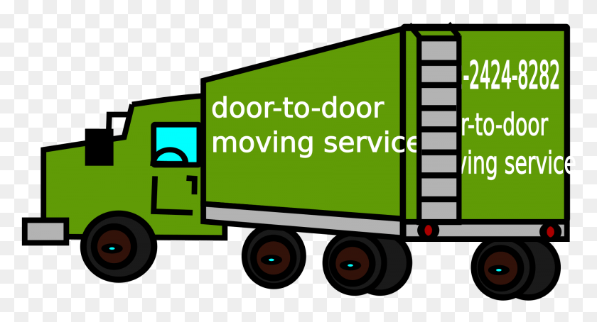 1820x921 This Free Icons Design Of Closed Moving Truck, Moving Van, Van, Vehicle HD PNG Download