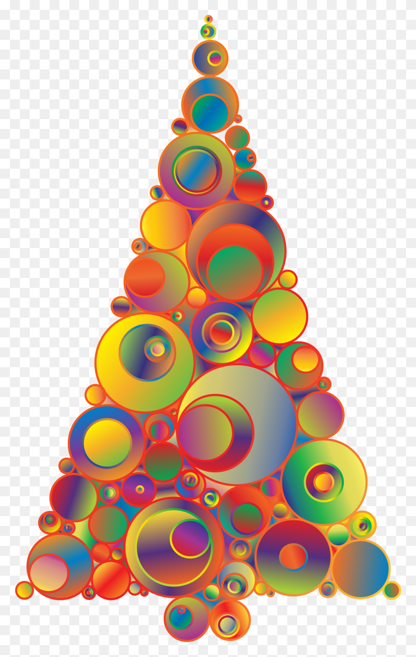 1411x2288 This Free Icons Design Of Colorful Abstract Circles Christmas Clipart Tree Orange, Plant, Ornament, Graphics HD PNG Download