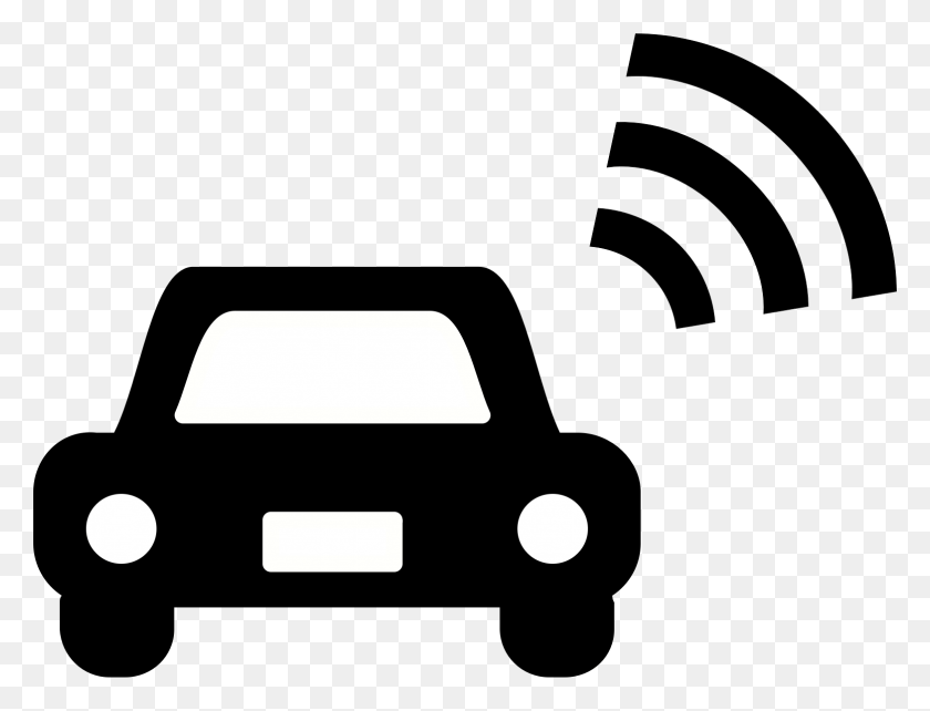 1566x1170 This Free Icons Design Of Connected Car Connected Car Clipart, Stencil, Vehículo, Transporte Hd Png Descargar