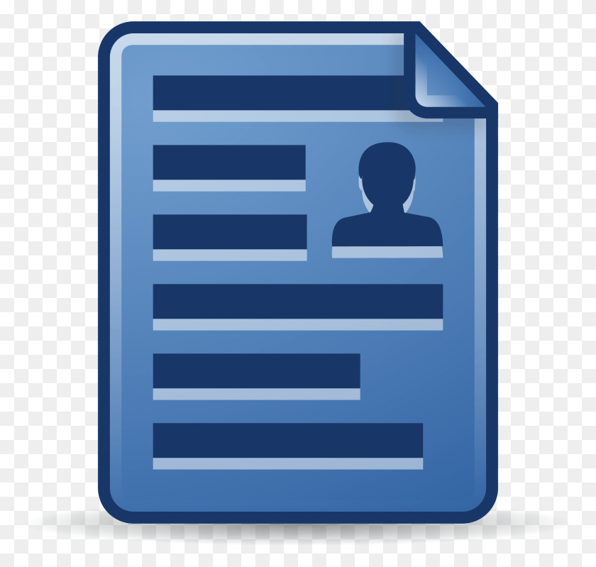 2386x2263 This Free Icons Design Of Contact Document, Person, Human, Buzón Hd Png