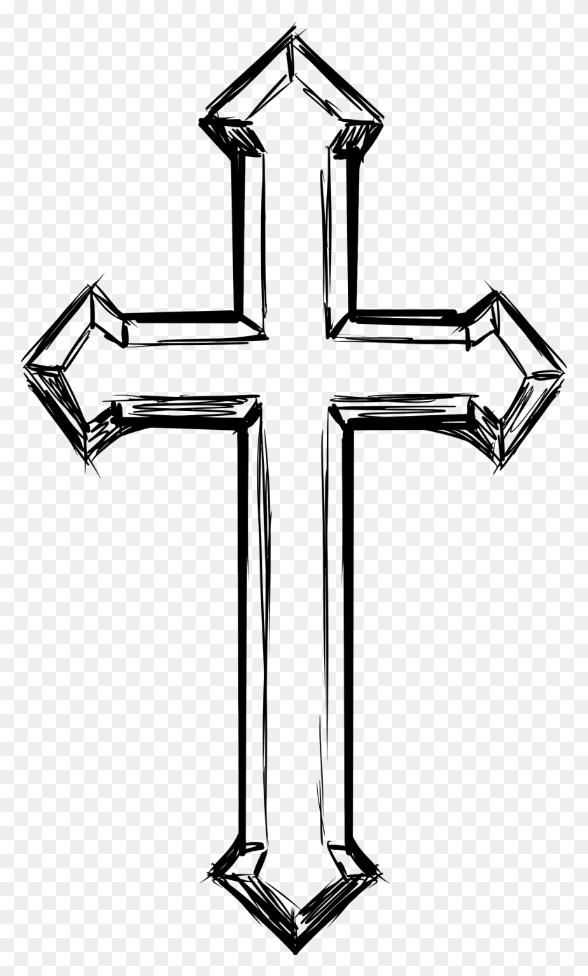 1403x2400 This Free Icons Design Of Cross 3 Cross With Wings Drawing, Gray, World Of Warcraft HD PNG Download