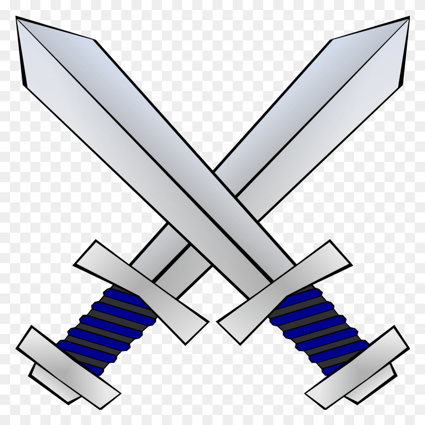 2400x2400 This Free Icons Design Of Crossed Swords, Sword, Blade, Weapon HD PNG Download