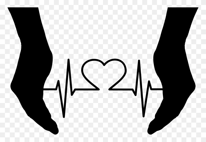 2082x1386 This Free Icons Design Of Cupping Hands Heart Ekg, Gray, World Of Warcraft HD PNG Download