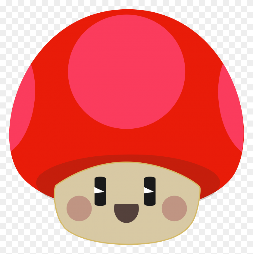 2366x2378 This Free Icons Design Of Cute Happy Mushroom, Lamp HD PNG Download