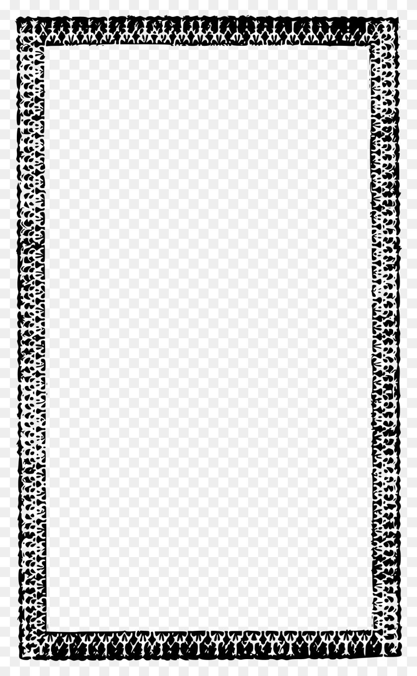 1382x2302 This Free Icons Design Of Deed Border Template Monochrome, Gray, World Of Warcraft HD PNG Download