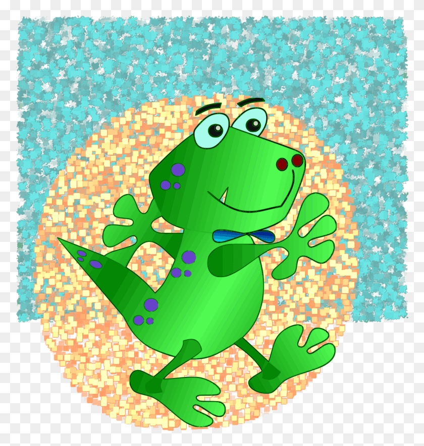 1806x1912 This Free Icons Design Of Dino Verde Illustration, Mosaico, Azulejo Hd Png