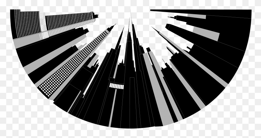 2310x1144 This Free Icons Design Of Distorted City Skyline, Road, Metropolis, City HD PNG Download