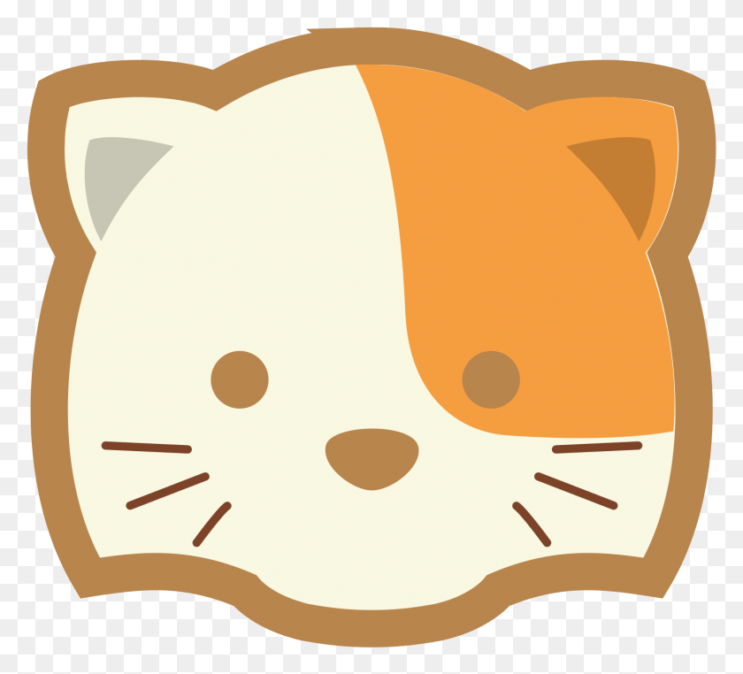 1447x1303 This Free Icons Design Of Dou Shou Qi Cat Cat Mascot, Food, Cookie, Biscuit HD PNG Download