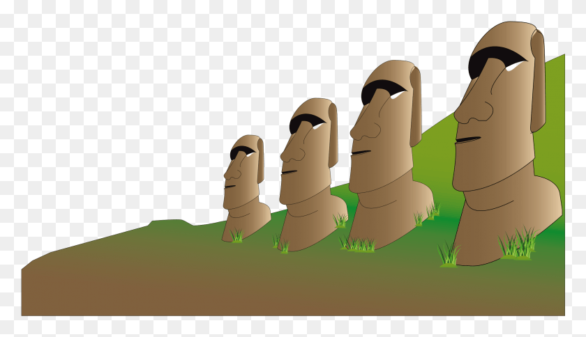 2371x1289 This Free Icons Design Of Easter Island, Plant, Grass HD PNG Download