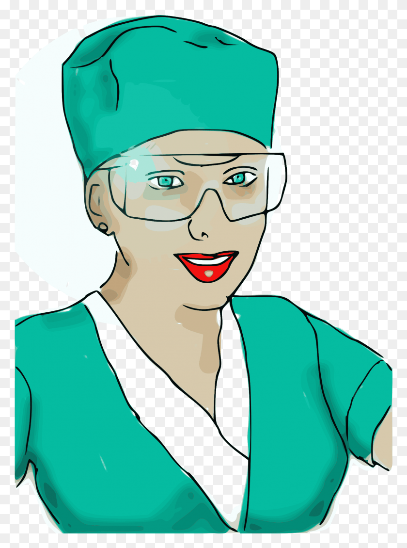 1603x2201 This Free Icons Design Of Enrolled Scrub Nurse, Person, Human, Surgeon HD PNG Download
