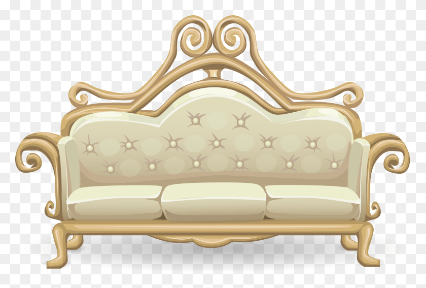2400x1561 This Free Icons Design Of Fancy Sofa, Couch, Furniture, Cushion HD PNG Download