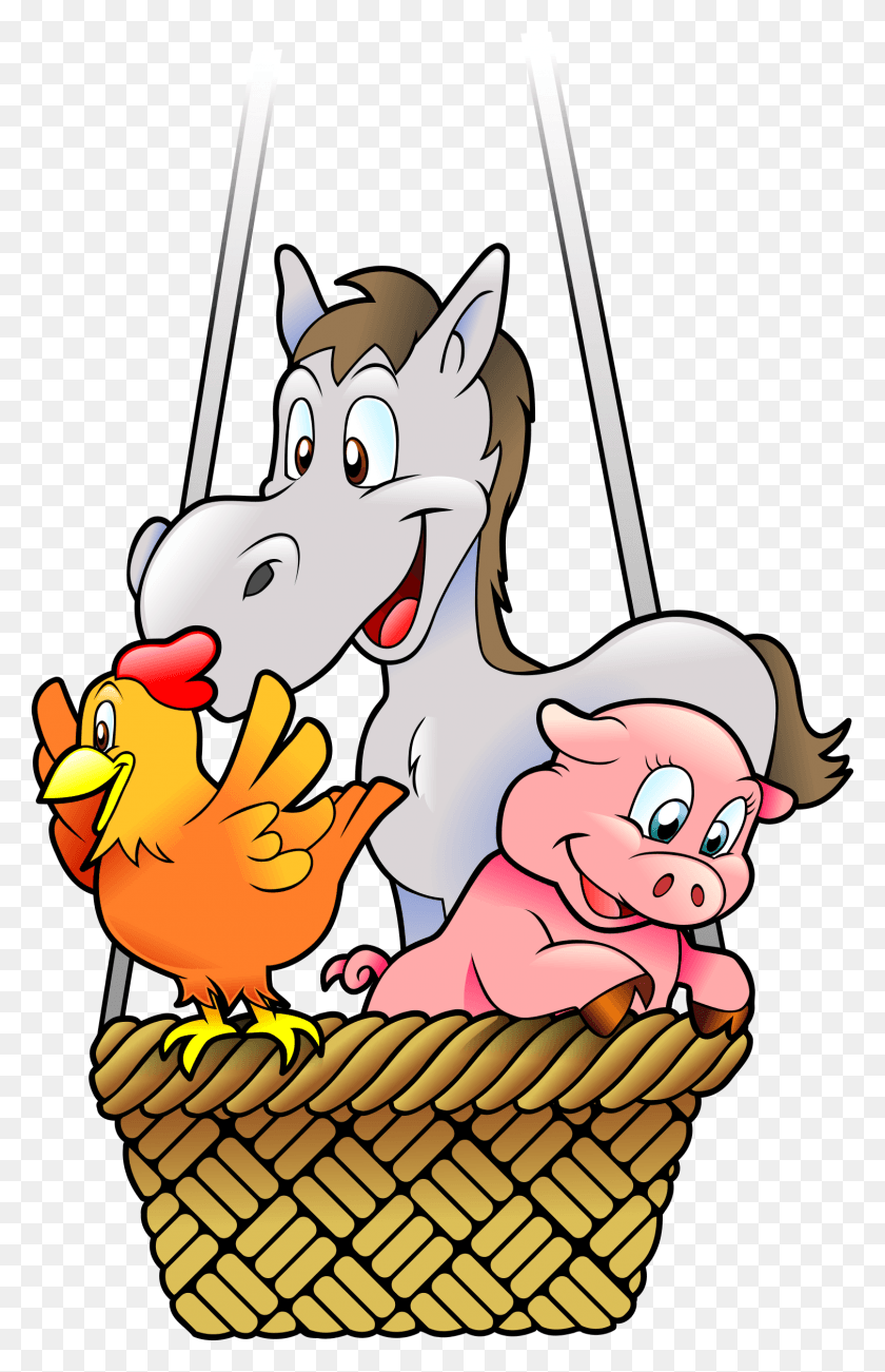 1508x2400 This Free Icons Design Of Farm39s Animals In A Balloon Red Hot Air Balloon Cartoon, Animal, Leisure Activities, Bird HD PNG Download