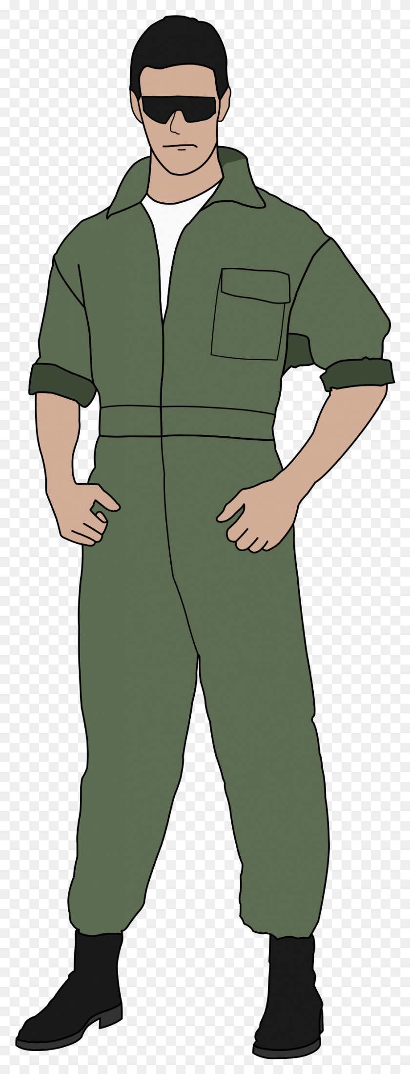 873x2393 This Free Icons Design Of Fighter Pilot, Pants, Clothing, Apparel HD PNG Download