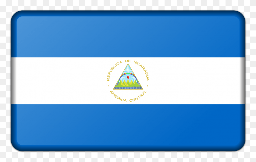 2027x1227 Этот Бесплатный Дизайн Иконок Флага Никарагуа Флаг, Символ, Текст, Американский Флаг Png Скачать