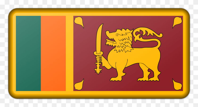 2027x1030 This Free Icons Design Of Flag Of Sri Lanka, Label, Text, Graphics HD PNG Download