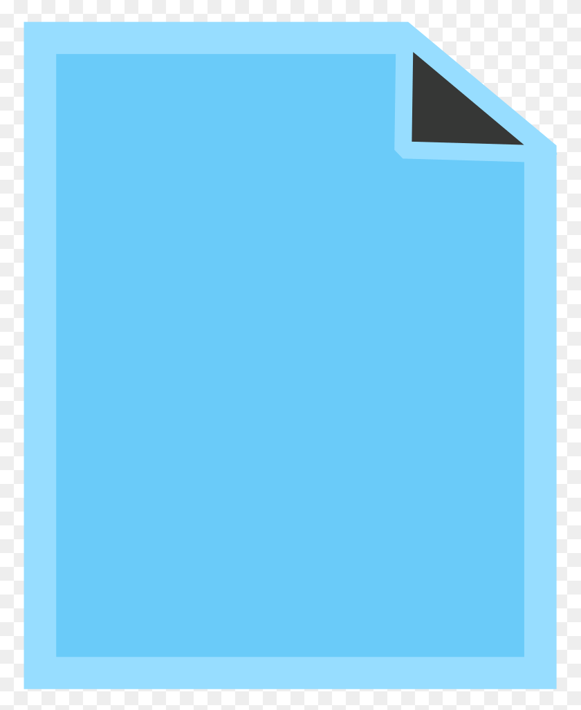 773x967 This Free Icons Design Of Flat Blue File Door, File Binder, File Folder HD PNG Download