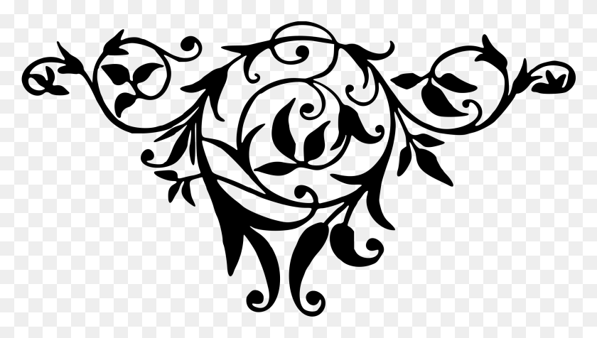 2400x1281 Este Diseño De Iconos Gratis De Diseño Floral, Gris, World Of Warcraft Hd Png