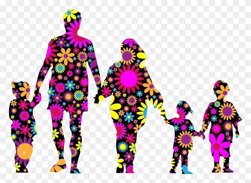 2316x1640 This Free Icons Design Of Floral Family Holding, Clothing, Apparel, Footwear HD PNG Download