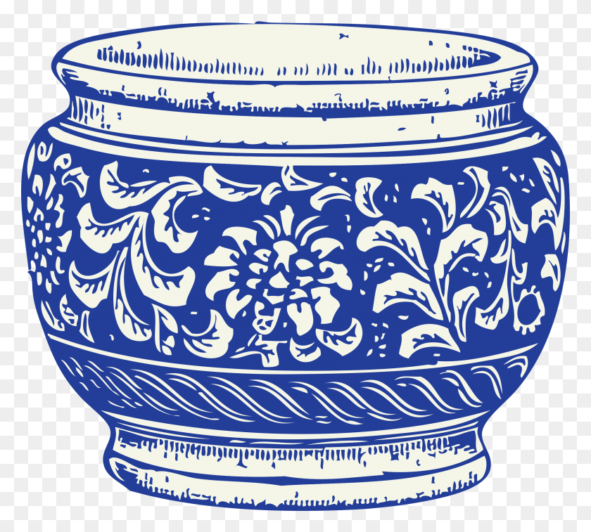 2400x2147 This Free Icons Design Of Flower Pot, Bowl, Porcelain HD PNG Download