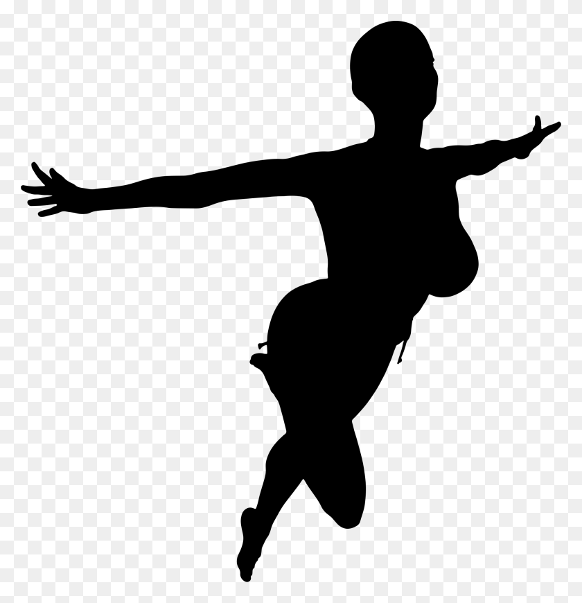 2178x2262 This Free Icons Design Of Flying Woman Silhouette, Gray, World Of Warcraft HD PNG Download