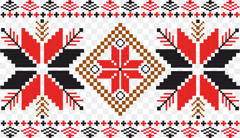 This Icons Design Of Folk Weave Pattern, Home Decor, Rug, Qr Code Clipart PNG