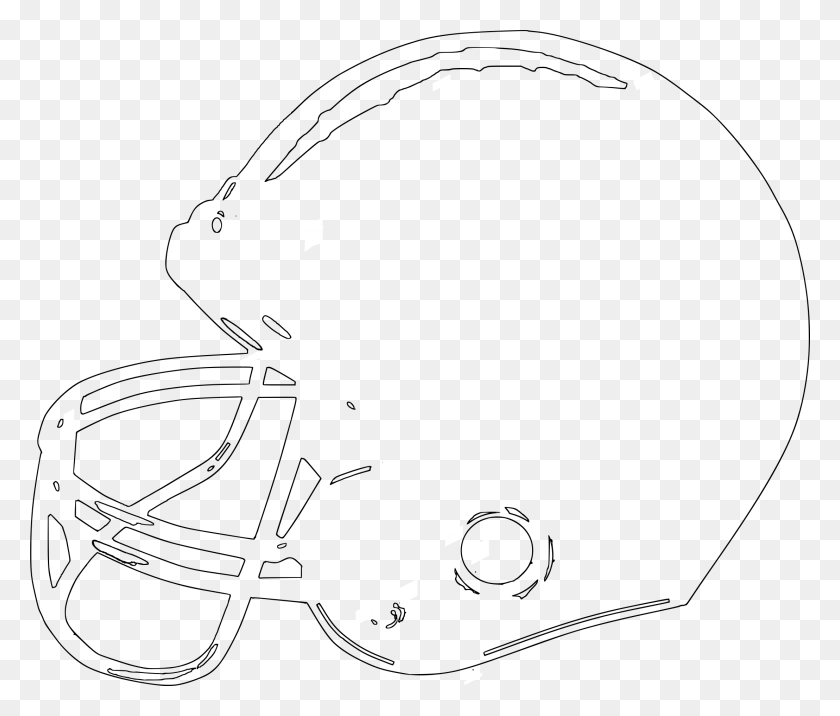 2217x1865 This Free Icons Design Of Football Helmet 3 Line Art HD PNG Download
