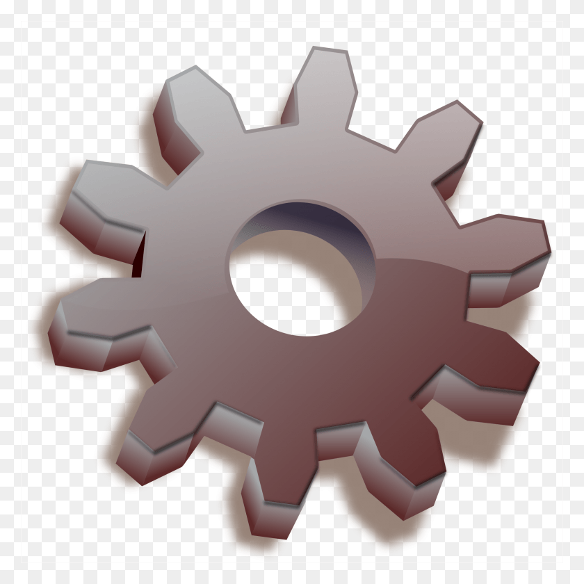 2400x2400 This Free Icons Design Of Gear Icon, Machine, Cross, Symbol HD PNG Download