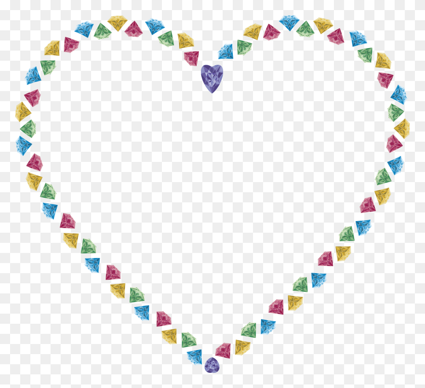 2363x2142 This Free Icons Design Of Gemstones Heart, Accessories, Accessory, Necklace HD PNG Download
