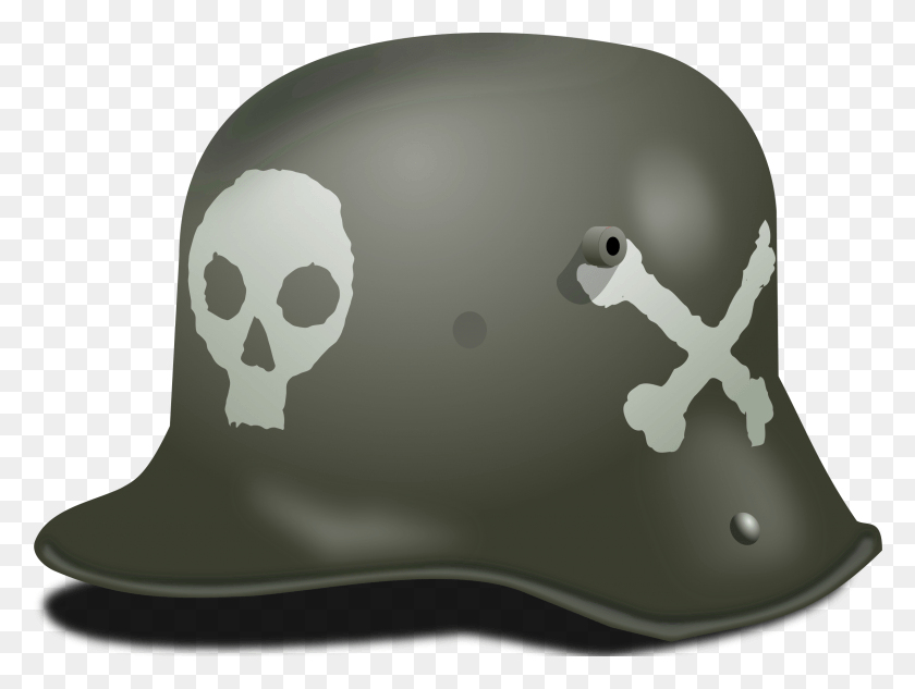 2400x1766 This Free Icons Design Of German Stormtrooper Helmet, Clothing, Apparel, Crash Helmet HD PNG Download