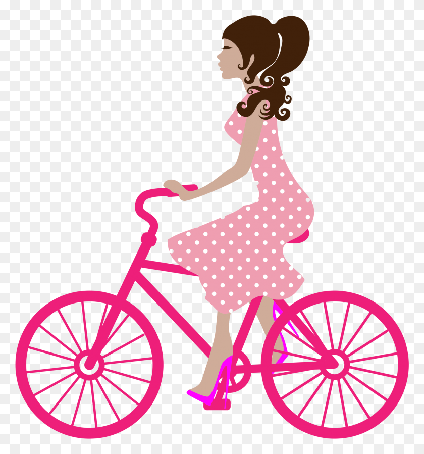1937x2084 This Free Icons Design Of Girl On Bike, Blonde, Woman, Kid HD PNG Download