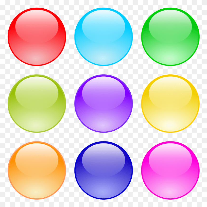1284x1285 This Free Icons Design Of Glossy Circle Buttons Blue Gumball Clipart, Light, Traffic Light, Lighting HD PNG Download