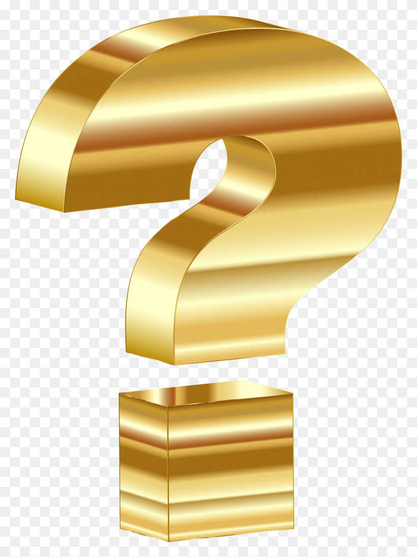 1672x2276 This Free Icons Design Of Gold 3d Question Mark, Treasure HD PNG Download