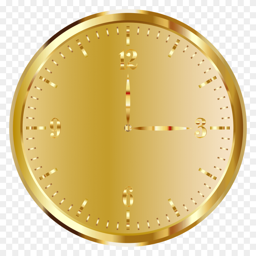 2244x2244 This Free Icons Design Of Gold Clock, Lamp, Analog Clock, Clock Tower HD PNG Download